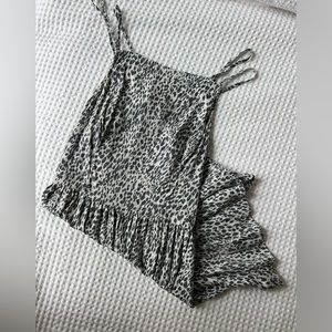 Hollister High-Waisted Leopard Romper